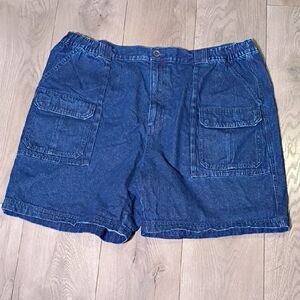 Croft & Barrow Mens Dark Blue Cargo Shorts‎ Size 44